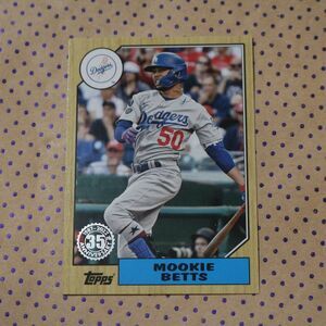 Mookie Betts T87-4 Baseball Card